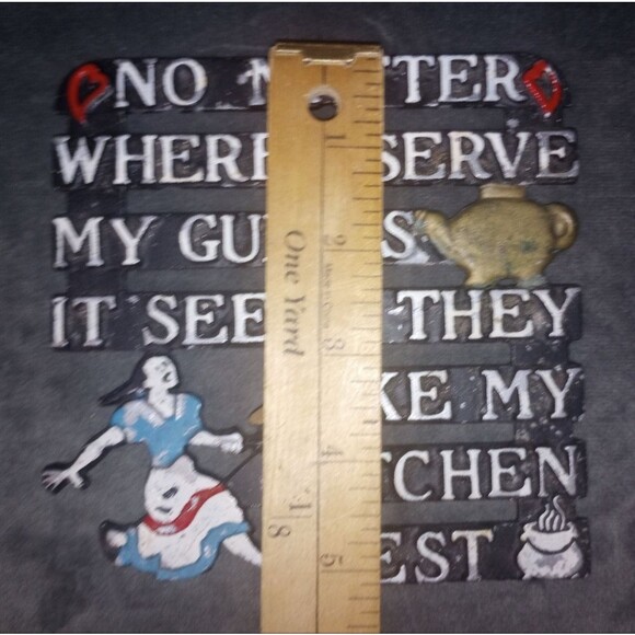 Vintage Cast Iron Trivet Size 5x5 - Picture 4 of 5